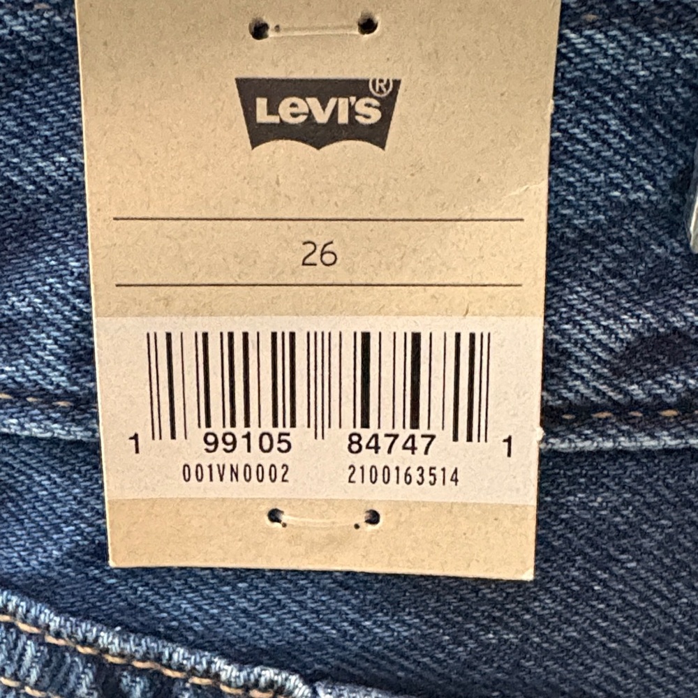 Levi's Dark Blue A-Line Skirt - Picture 5 of 5